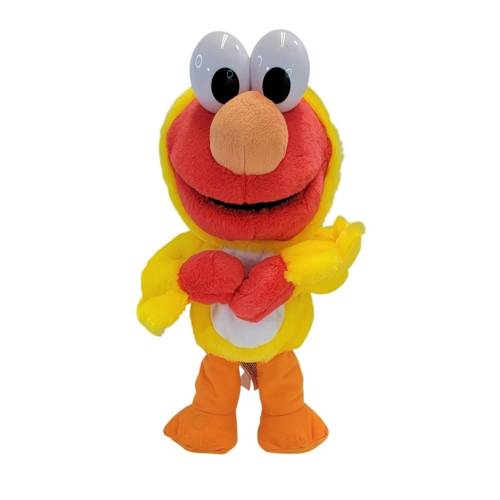 Sesame Street Elmo Bird Costume Plush Stuffed Animal Yellow Red Orange